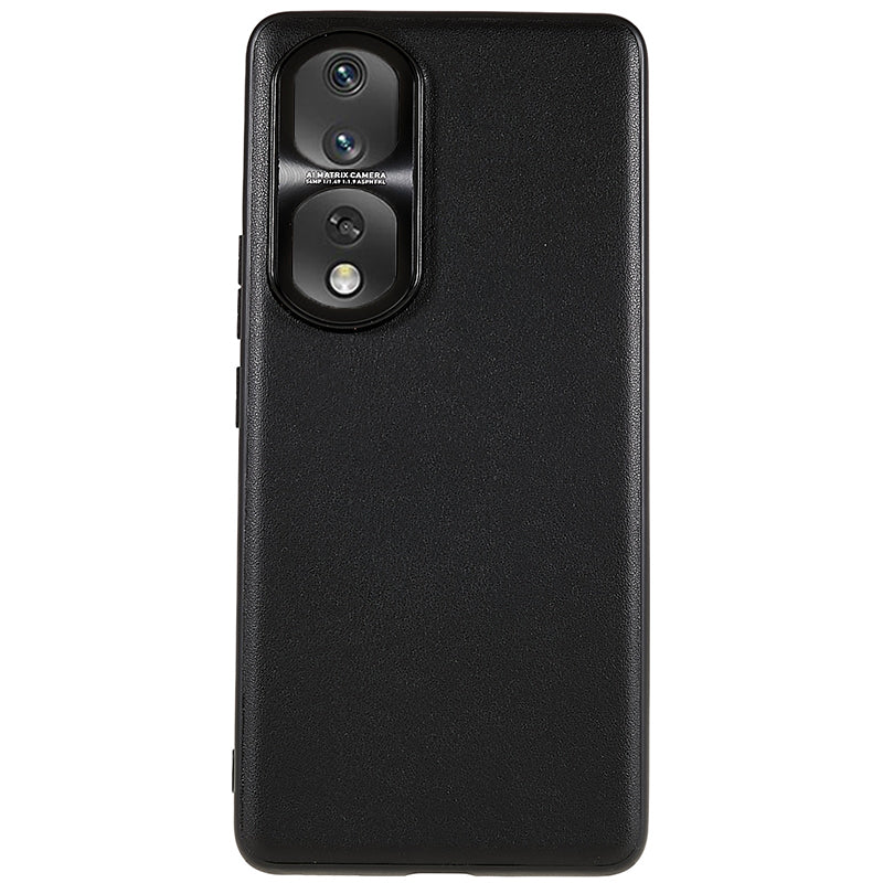 For Honor 80 Pro Flat 5G Phone Case Metal Lens Design PU Leather Coated TPU PC Back Cover For Honor 80 Pro Flat 5G Phone Case Metal Lens Design PU Leather Coated TPU PC Back Cover